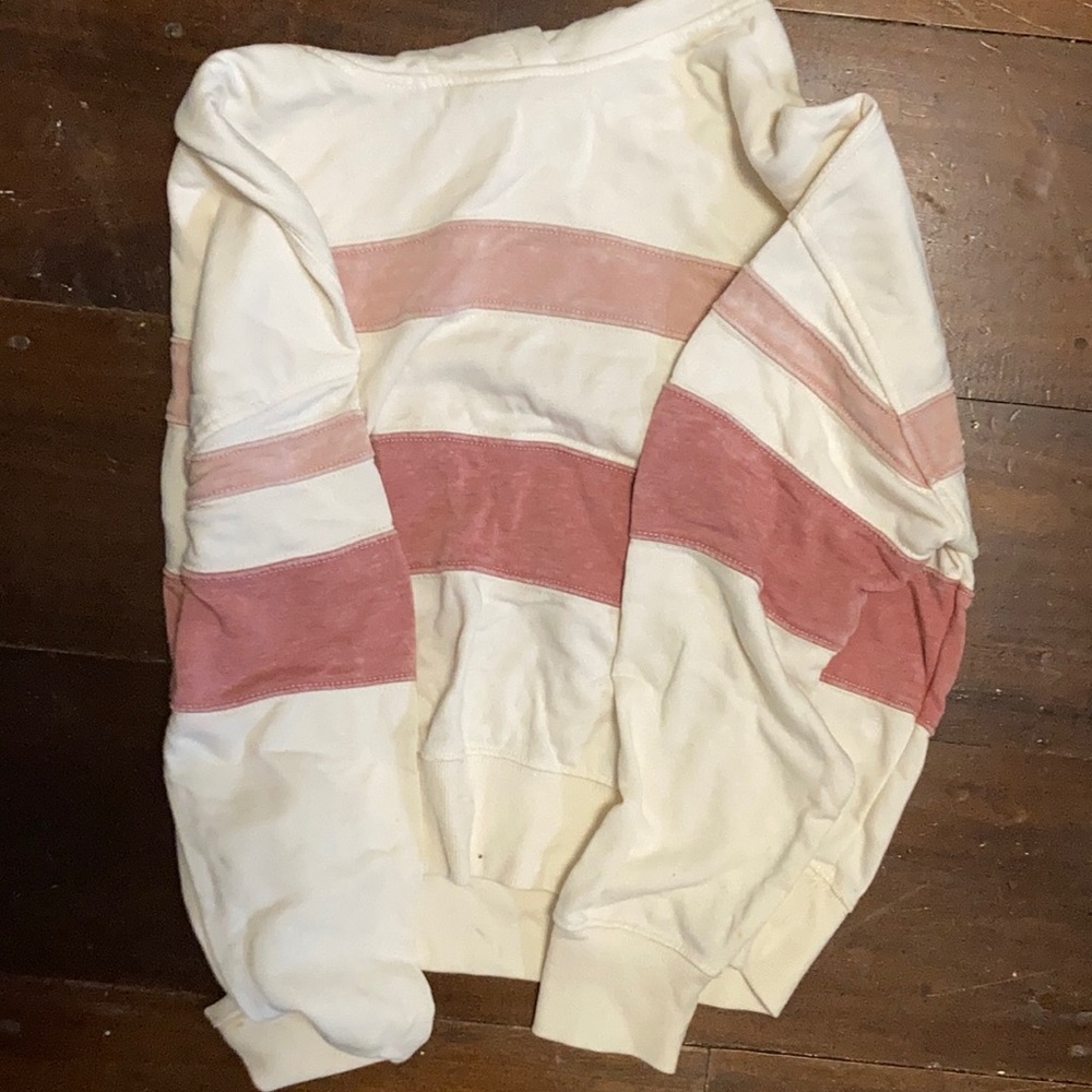 Hippie rose cropped hoodie